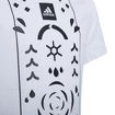 Kinder T-shirt adidas  Boys Printed Tennis Shirt White