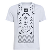 Kinder T-shirt adidas  Boys Printed Tennis Shirt White