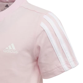 Kinder T-shirt adidas Essentials 3-Stripes Clear Pink