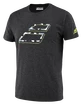 Kinder T-shirt Babolat  Aero Cotton Tee Boy Black Heather