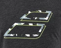 Kinder T-shirt Babolat  Aero Cotton Tee Boy Black Heather