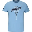 Kinder T-shirt Babolat  Drive Cotton Tee Jr Drive Heritage Blue 6 - 8 jaar