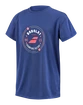 Kinder T-shirt Babolat Exercise Graphic Tee Estate Blue