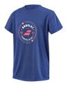 Kinder T-shirt Babolat Exercise Graphic Tee Estate Blue