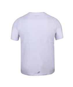 Kinder T-shirt Babolat  Play Club Crew Neck Tee White
