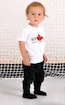 Kinder T-shirt Roster Hockey  IMPORTED FROM CANADA 68 cm, Zwart