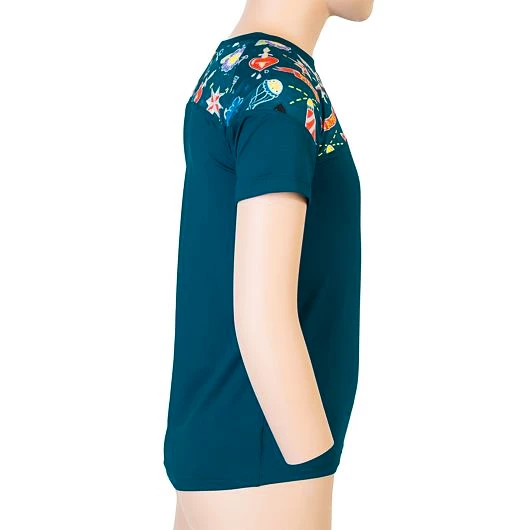 Kinder T-shirt Sensor  Coolmax Impress Blue 100 cm