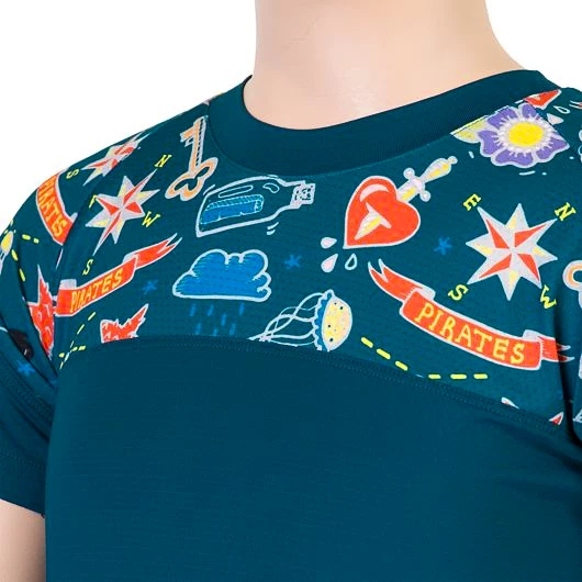 Kinder T-shirt Sensor  Coolmax Impress Blue 100 cm