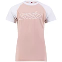 Kinder T-shirt Swix  Steady Peach whip