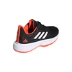 Kinder tennisschoenen adidas  CourtJam xJ Black/White/Red