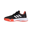 Kinder tennisschoenen adidas  CourtJam xJ Black/White/Red