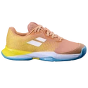 Kinder tennisschoenen Babolat Jet Mach 3 Clay Jr Girl Coral/Gold Fusion