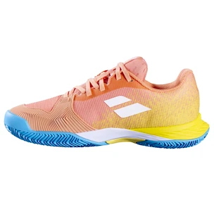 Kinder tennisschoenen Babolat Jet Mach 3 Clay Jr Girl Coral/Gold Fusion  EUR 37