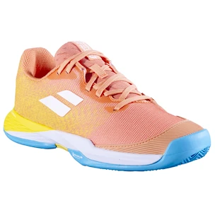 Kinder tennisschoenen Babolat Jet Mach 3 Clay Jr Girl Coral/Gold Fusion  EUR 37
