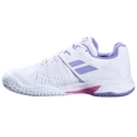 Kinder tennisschoenen Babolat Propulse All Court Junior Girl White/Lavender