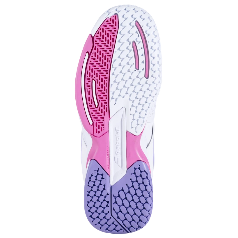 Kinder tennisschoenen Babolat Propulse All Court Junior Girl White/Lavender