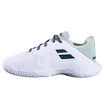 Kinder tennisschoenen Babolat Propulse Jr 3 AC Wimbledon White/Dark Green