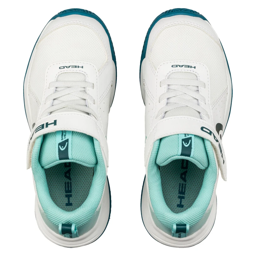 Kinder tennisschoenen Head Sprint Velcro 4.0 Kids WHTQ