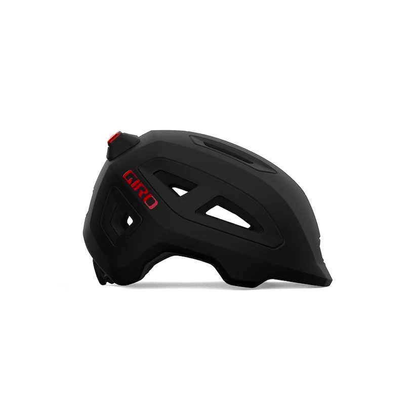 Kinderhelm Giro Scamp  II LED Mat Black/Red S