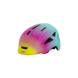 Kinderhelm Giro Scamp  II Mat Teal/Pink Towers S