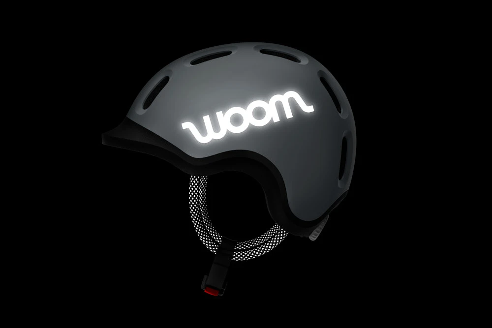 Kinderhelm Woom  3.0 Light Grey