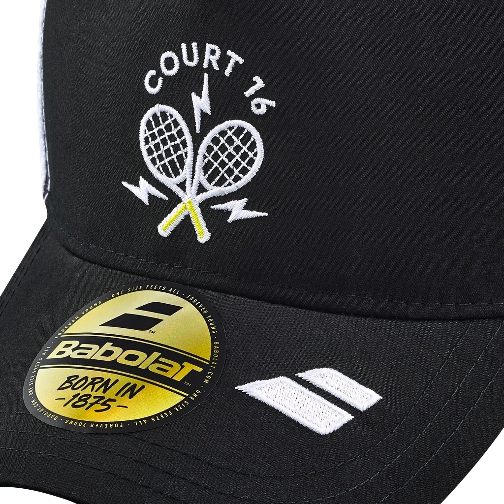 Kinderpet Babolat  Curve Trucker Cap Jr C16 Black