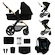 Kinderwagen Kinderkraft Moov 2 3in1 Pure Black Eva Wheels