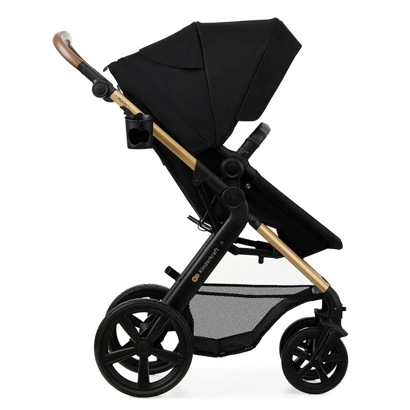 Kinderwagen Kinderkraft Moov 2 3in1 Pure Black Eva Wheels