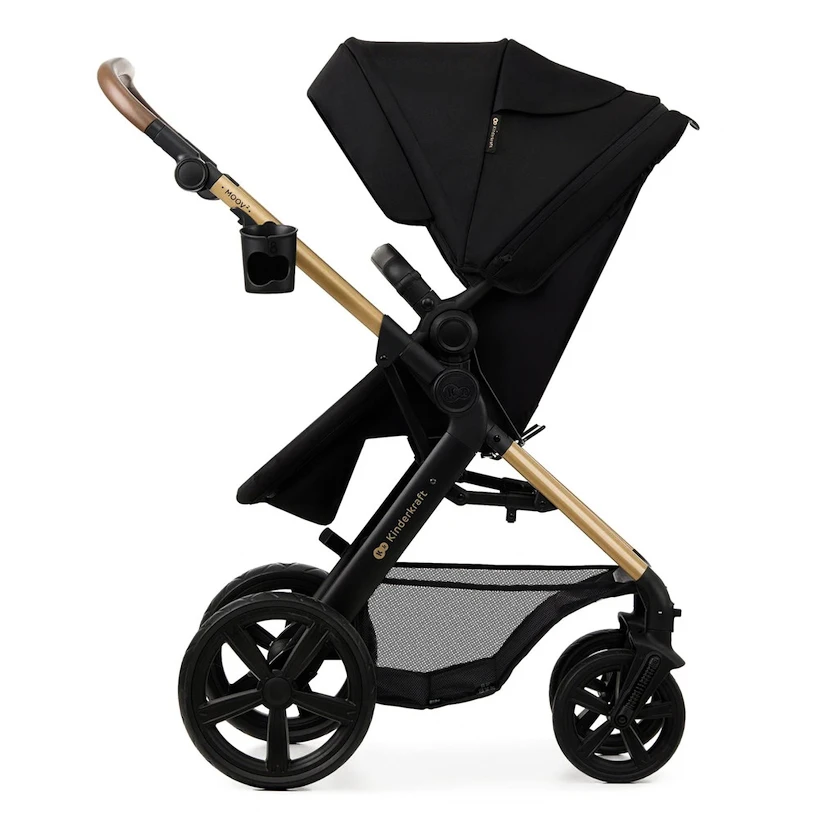 Kinderwagen Kinderkraft Moov 2 3in1 Pure Black Eva Wheels