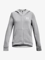 Meisjes hoodie Under Armour  Rival Fleece LU FZ Hoodie-GRY S