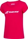 Meisjes T-shirt Babolat  Exercise Tee Red