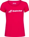 Meisjes T-shirt Babolat  Exercise Tee Red