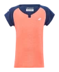 Meisjes T-shirt Babolat Play Cap Sleeve Top Fluo Strike