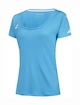 Meisjes T-shirt Babolat  Play Cap Sleeve Top Girl Cyan Blue