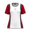 Meisjes T-shirt Head  CLUB 25 Tech T-Shirt Girls Red/White 128 cm