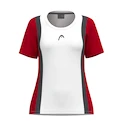 Meisjes T-shirt Head  CLUB 25 Tech T-Shirt Girls Red/White 128 cm