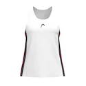 Meisjes tanktop Head  CLUB 25 Tank Top Girls Red/White 164 cm