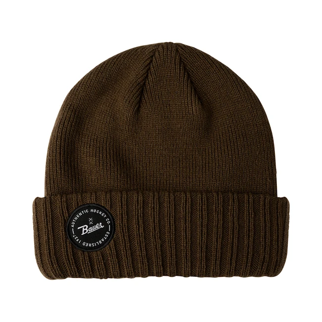 Muts Bauer  Knit Patch Toque TAN