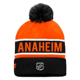 Muts Fanatics Authentic Pro Game & Train Cuffed Pom Knit Anaheim Ducks