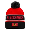 Muts Fanatics  Authentic Pro Game & Train Cuffed Pom Knit Chicago Blackhawks