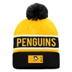 Muts Fanatics  Authentic Pro Game & Train Cuffed Pom Knit Pittsburgh Penguins