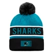 Muts Fanatics  Authentic Pro Game & Train Cuffed Pom Knit San Jose Sharks