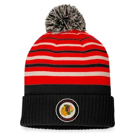 Muts Fanatics True Classic True Classic Beanie with Pom Chicago Blackhawks