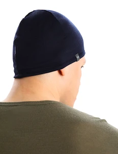 Muts Icebreaker  U Pocket Hat Loden/Midnight Navy