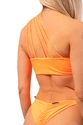 Nebbia Bandeau-bikinitop met één schouder 449 oranje neon