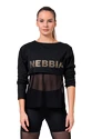 Nebbia Intense Mesh T-shirt 805 zwart