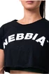 Nebbia Loose Fit &amp; Sportieve crop top zwart