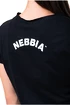 Nebbia Loose Fit &amp; Sportieve crop top zwart