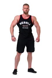 Nebbia Old-school Muscle tanktop 193 zwart