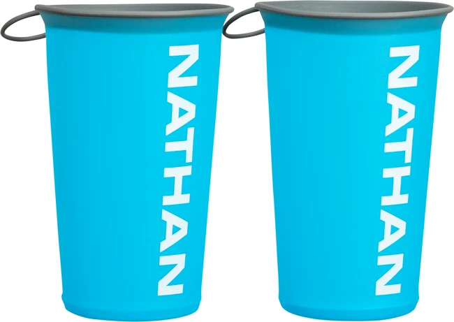 Opvouwbare mok Nathan  Reusable Race Day Cup 2-pack Blue Me Away
